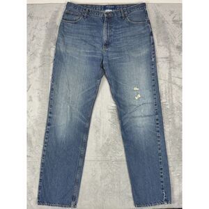 Arizona Blue Jeans the Original Jean Co. Men's Relaxed Straight 38x36 Distressed